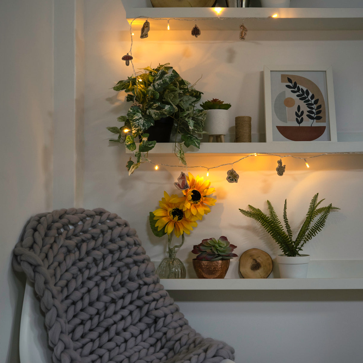 Der Grüffelo Lichterkette mit 9 Figuren für das Kinderzimmer