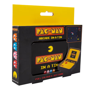 Pac-Man Arcade Spielekonsole in der Metalldose mit Sound