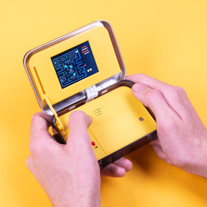 Pac-Man Arcade Spielekonsole in der Metalldose mit Sound