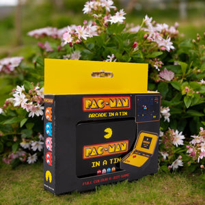 Pac-Man Arcade Spielekonsole in der Metalldose mit Sound
