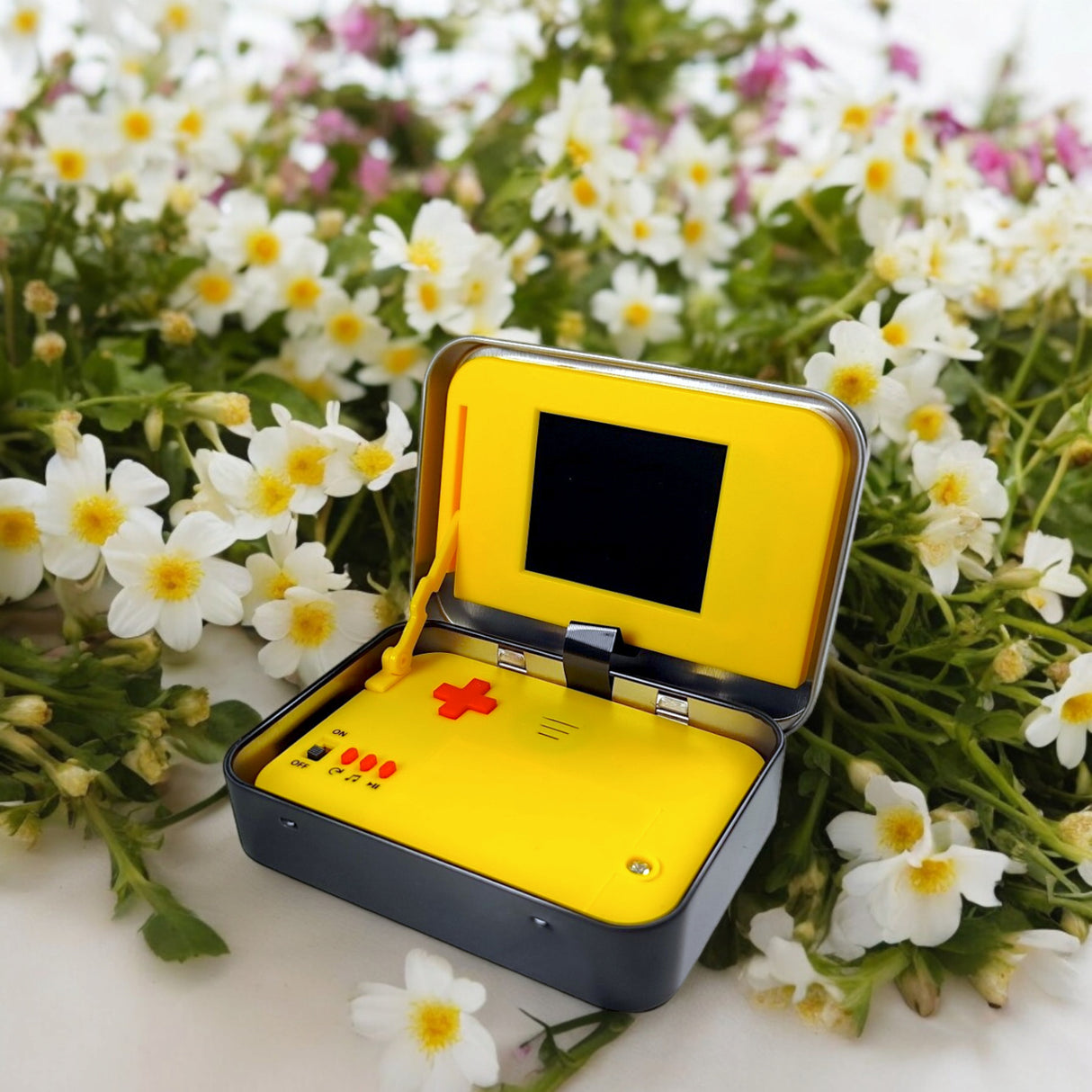 Pac-Man Arcade Spielekonsole in der Metalldose mit Sound