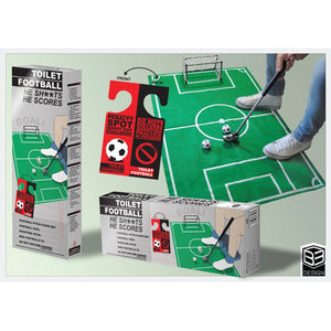 Fußball Toilettenspiel für das Badezimmer - für große Geschäfte wie ein Profi!