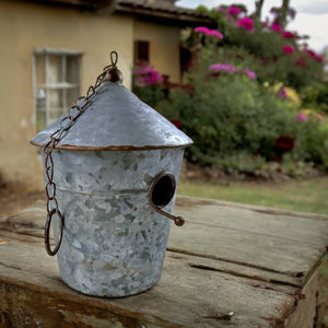Großer Nistkasten für Vögel Vogelhaus aus Zink für Draußen