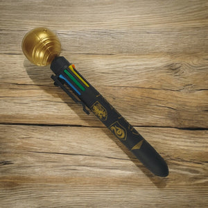 Harry Potter Hogwarts Goldener Schnatz Kugelschreiber mit 8 Farben