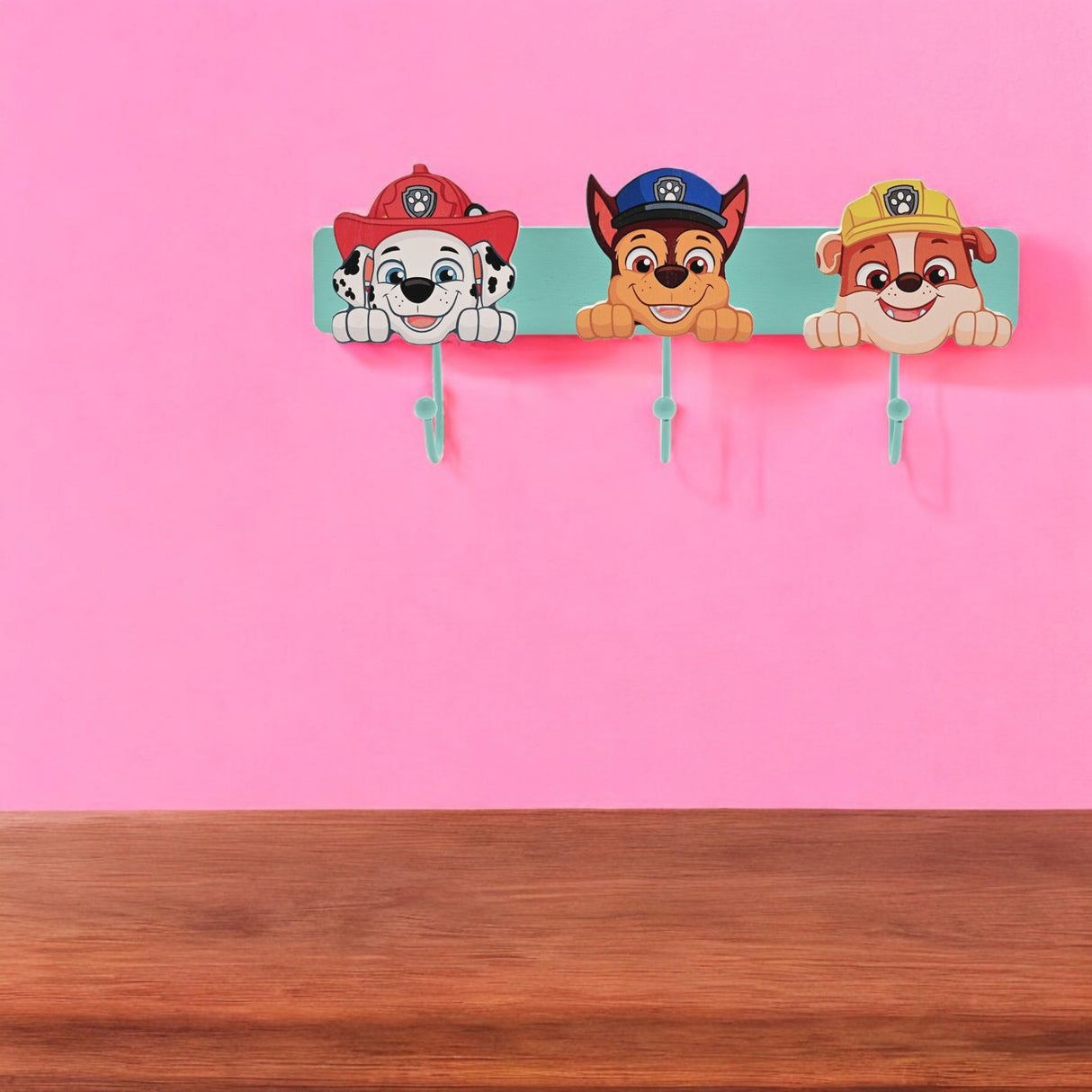 Paw Patrol Kleiderhaken Kinder Garderobenhaken aus Holz