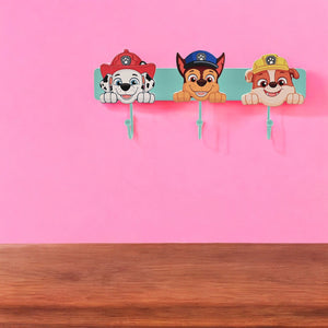 Paw Patrol Kleiderhaken Kinder Garderobenhaken aus Holz