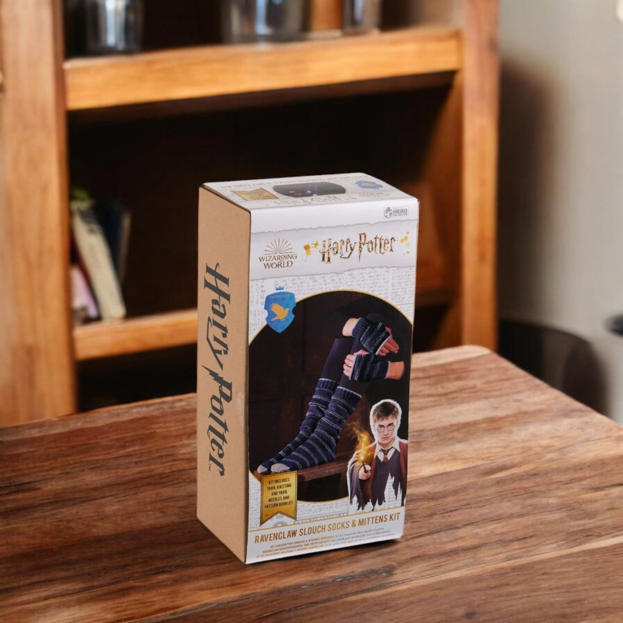 Harry Potter Hogwarts Ravenclaw Fäustlinge und Socken Strickset