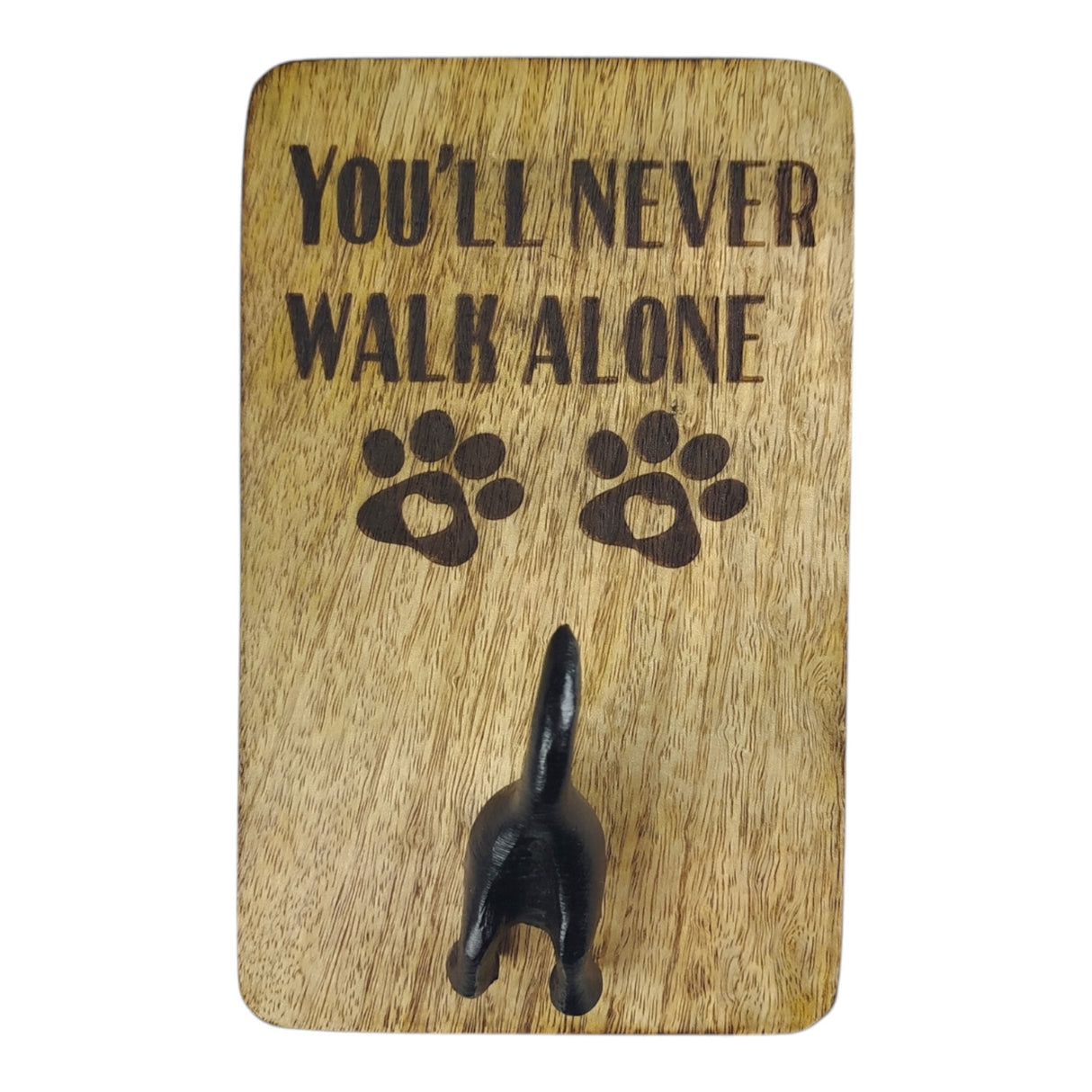 You'll never walk alone Wandhaken für Hundeleinen