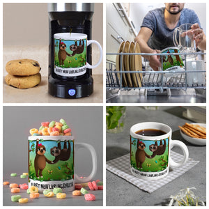 Du bist mein Lieblingsfaultier Kaffeebecher