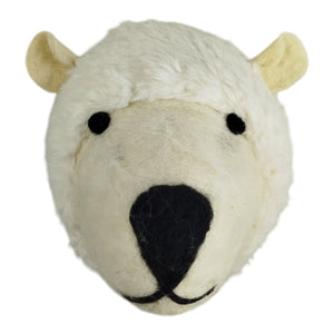 woolimals Eisbär Erwin Trophäe aus Wolle