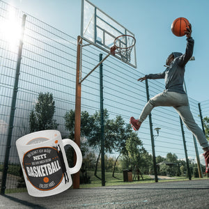 Ihr denkt ich wäre nett, bis ihr mich beim Basketball erlebt habt Kaffeebecher