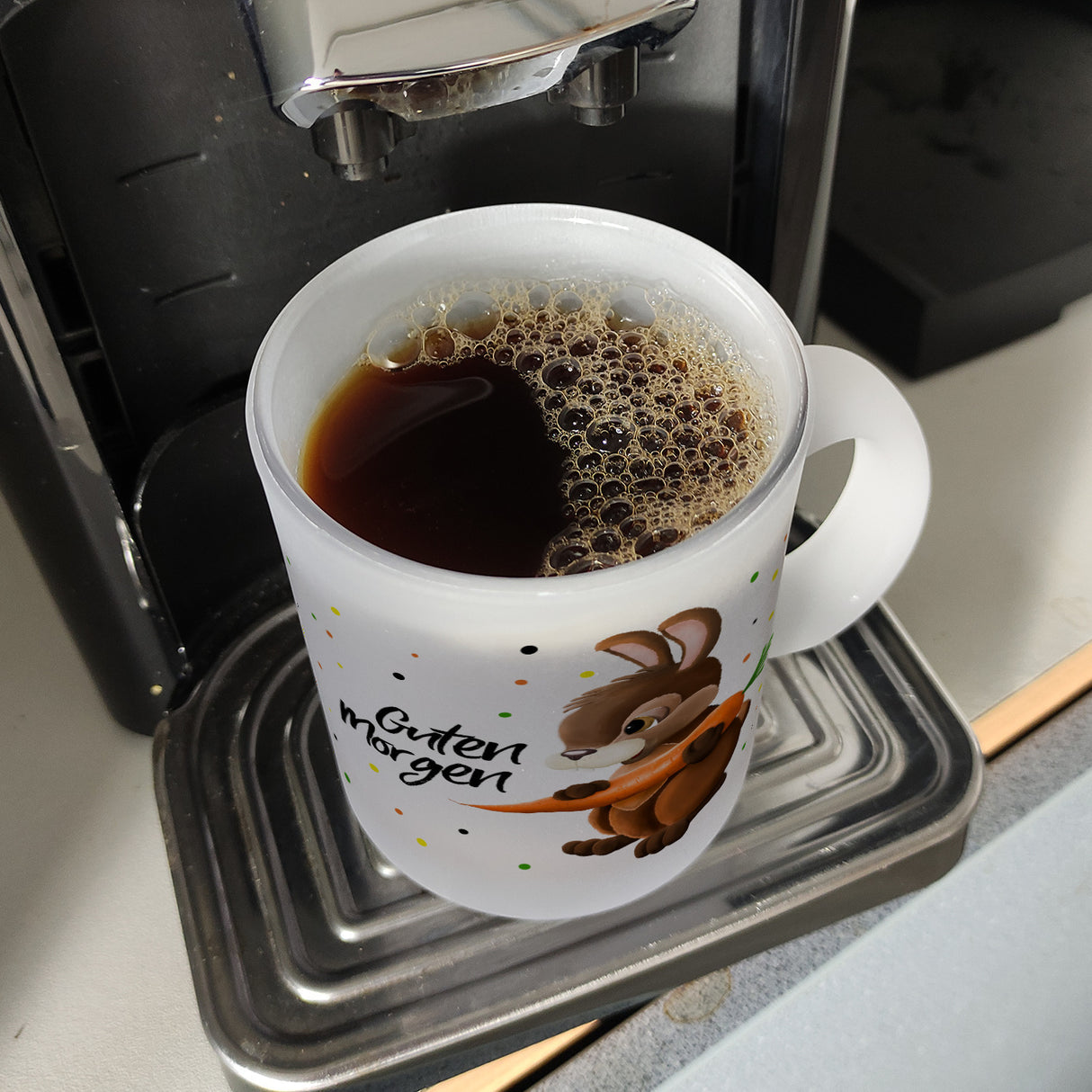 Guten Morgen Hase Kaffeebecher