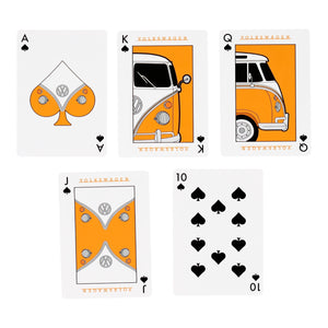 Bulli Volkswagen VW T1 Camper Bus Spielkarten mit 52 Karten