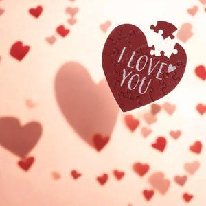 Valentinstag Herz Puzzle in zufälliger Variante