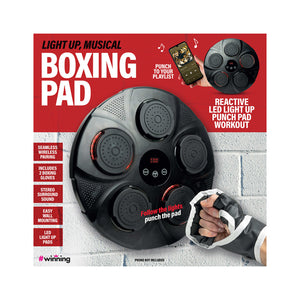 LED Boxtrainer mit Musiksynchronisation und Boxhandschuhen