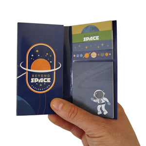 Weltall Haftnotizen Space Klebezettel mit Astronaut