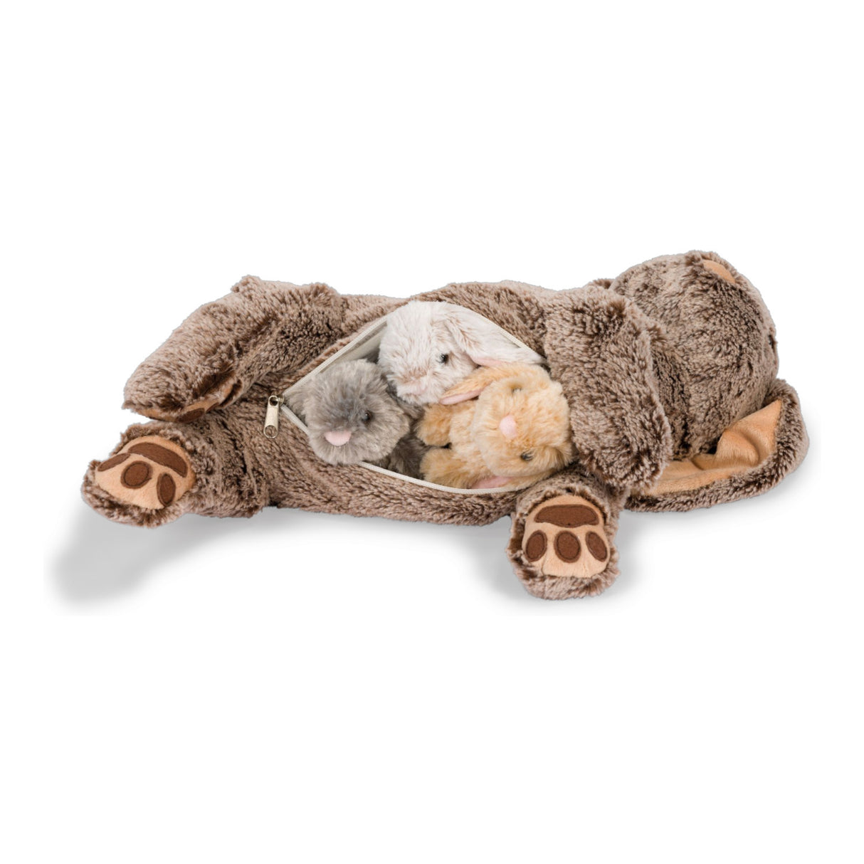Hasen-Mama mit Babys Kuscheltier Noxxiez Kaninchen Stofftier