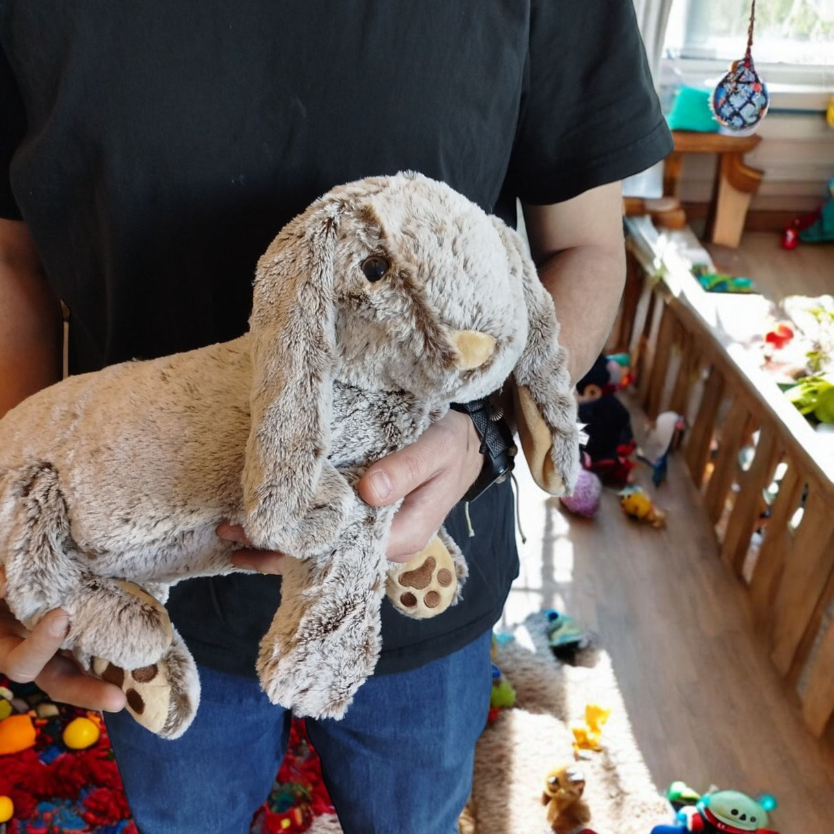 Hasen-Mama mit Babys Kuscheltier Noxxiez Kaninchen Stofftier