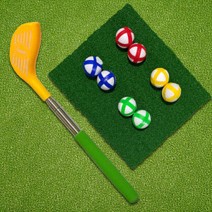 Indoor Golf Bürospiel mit Schläger und Bällen