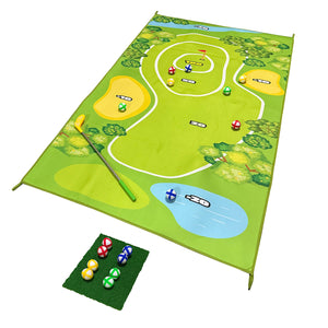 Indoor Golf Bürospiel mit Schläger und Bällen