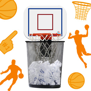 Basketball-Bürospiel für den Mülleimer