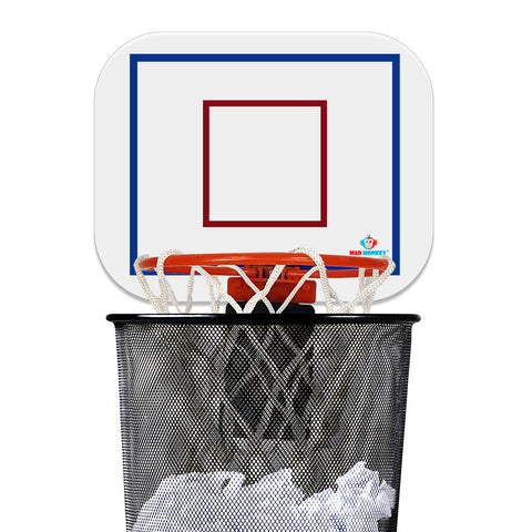 Basketball-Bürospiel für den Mülleimer