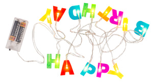 Happy Birthday Lichterkette Geburtstagsdeko