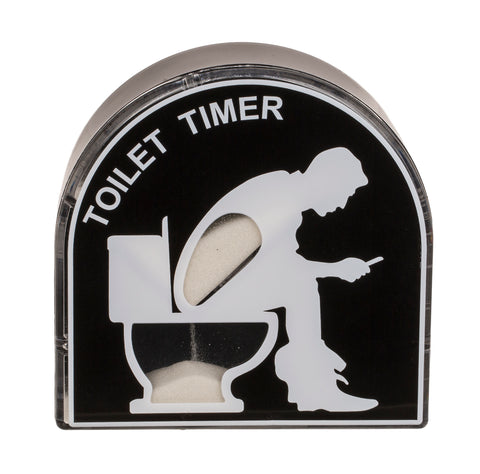 Toilettengänger Sanduhr Scherzartikel