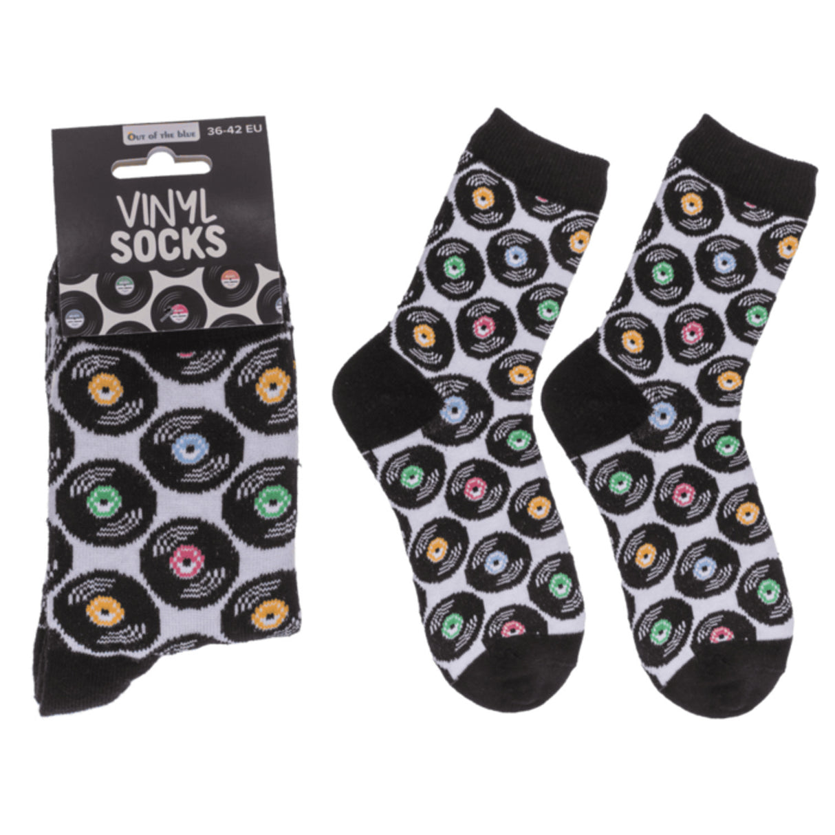 Vinyl Schallplatte Socken in 36-42