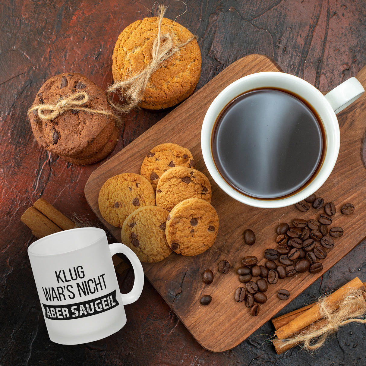 Klug war's nicht - aber saugeil Kaffeebecher