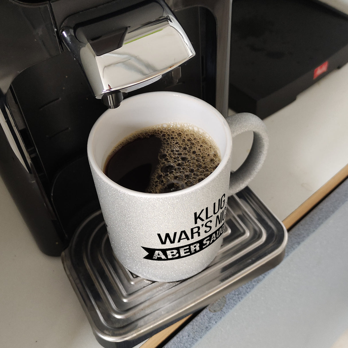 Klug war's nicht - aber saugeil Kaffeebecher
