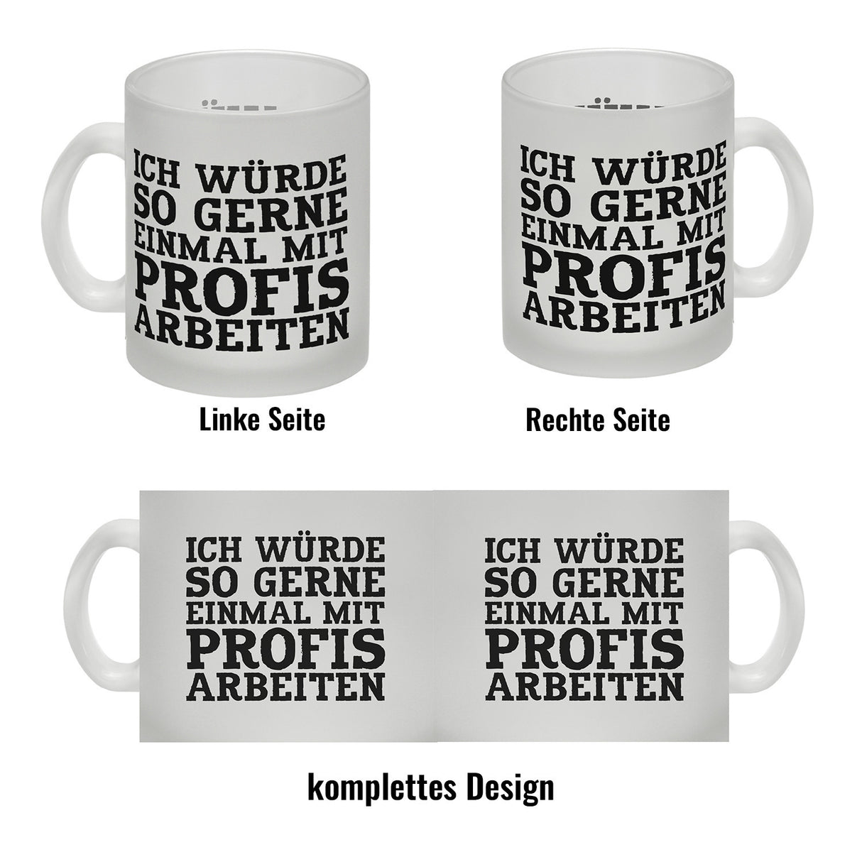 Ich würde so gerne einmal mit Profis arbeiten Kaffeebecher