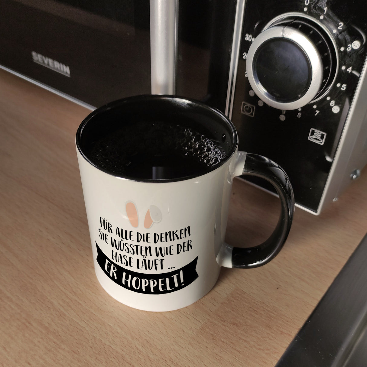 Für alle die denken sie wüssten wie der Hase läuft… Kaffeebecher