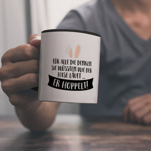 Für alle die denken sie wüssten wie der Hase läuft… Kaffeebecher