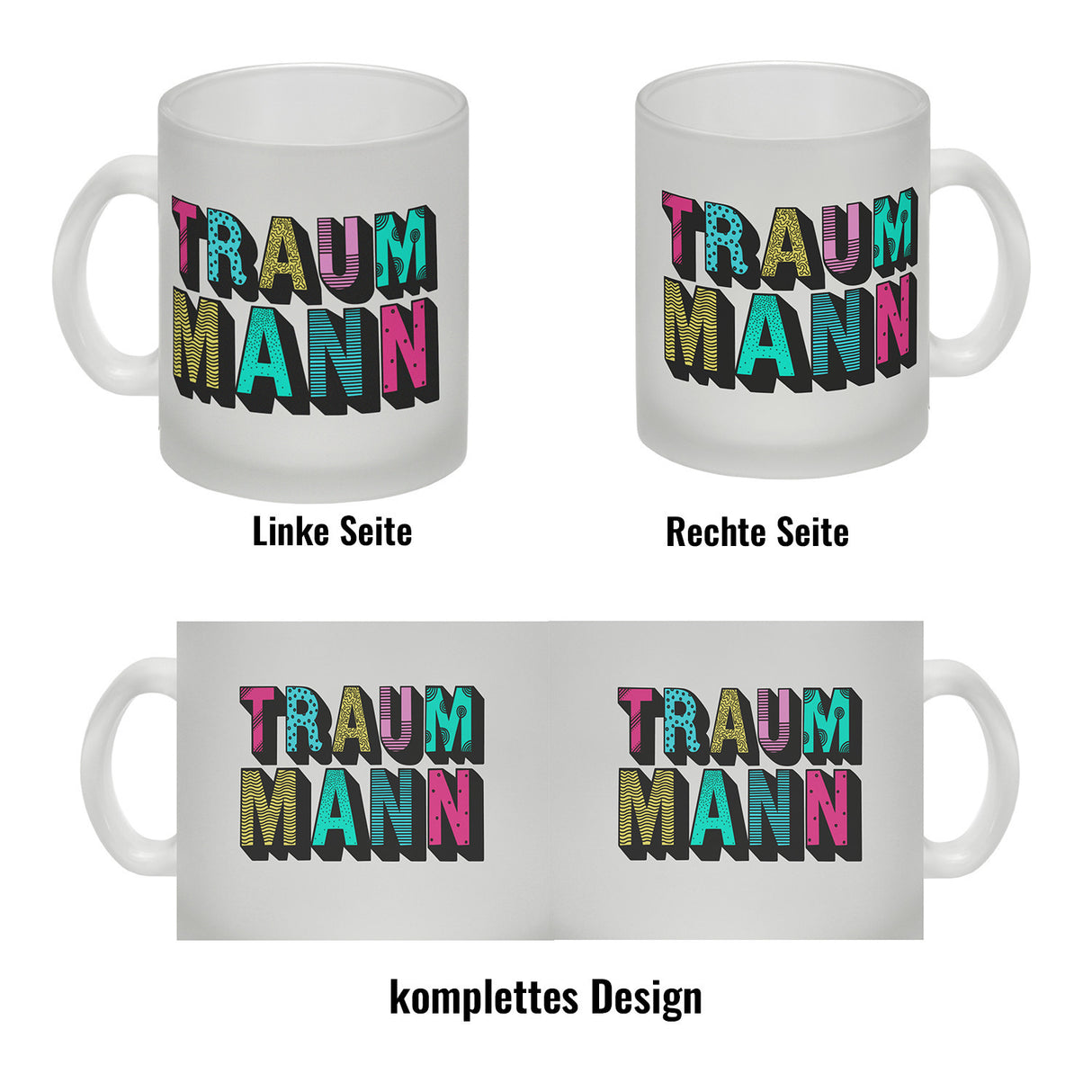 Kaffeebecher mit Spruch: Traummann