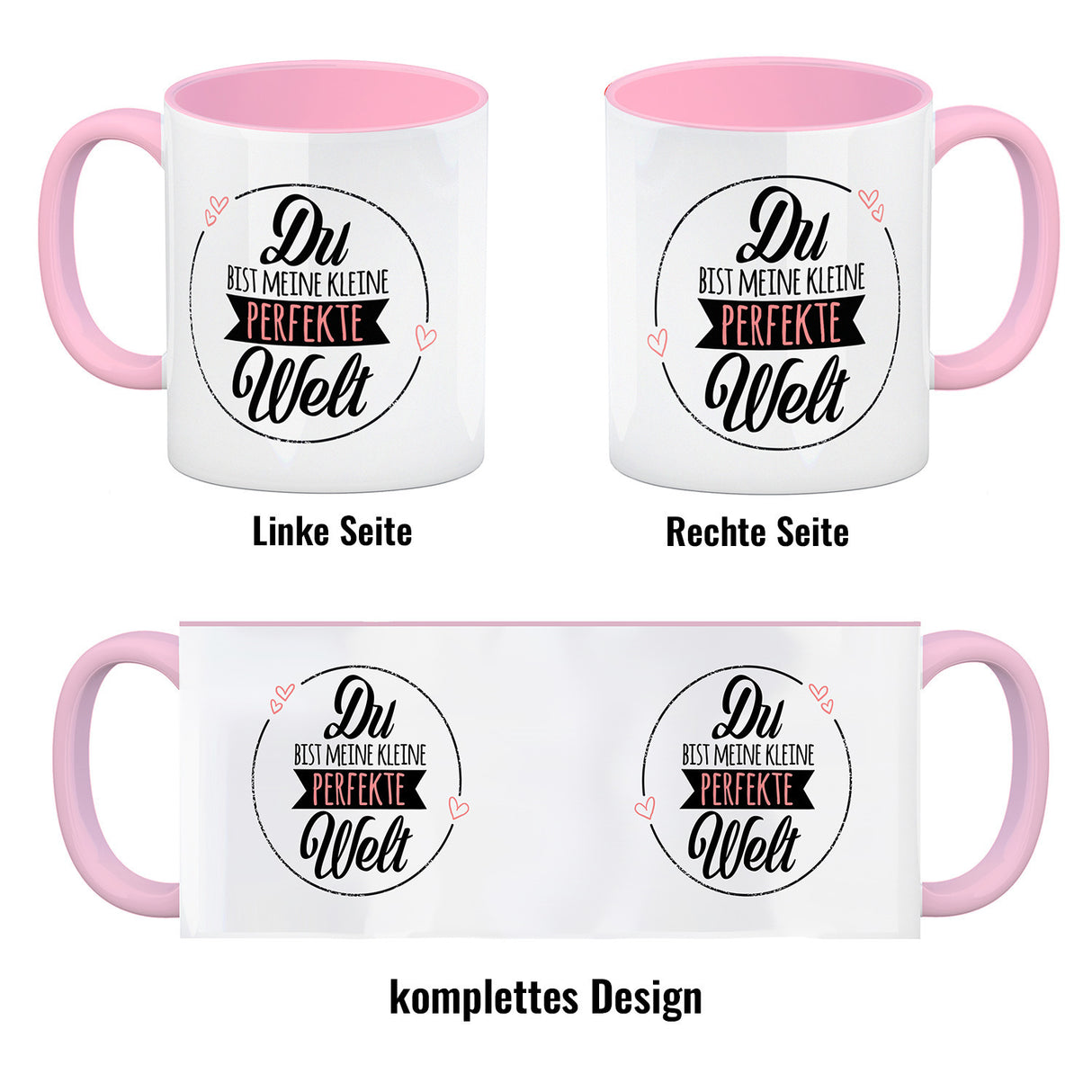 Du bist meine kleine perfekte Welt Kaffeebecher