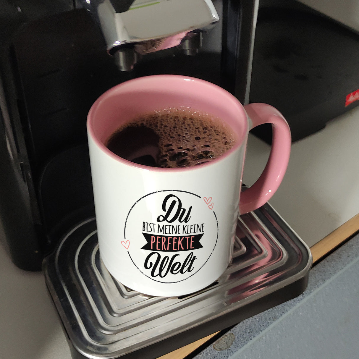 Du bist meine kleine perfekte Welt Kaffeebecher