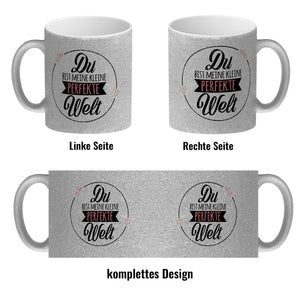 Du bist meine kleine perfekte Welt Kaffeebecher