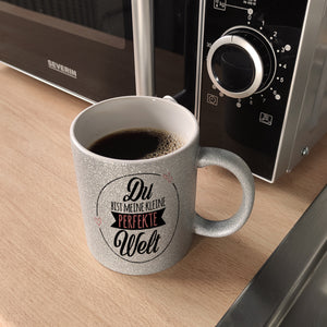 Du bist meine kleine perfekte Welt Kaffeebecher