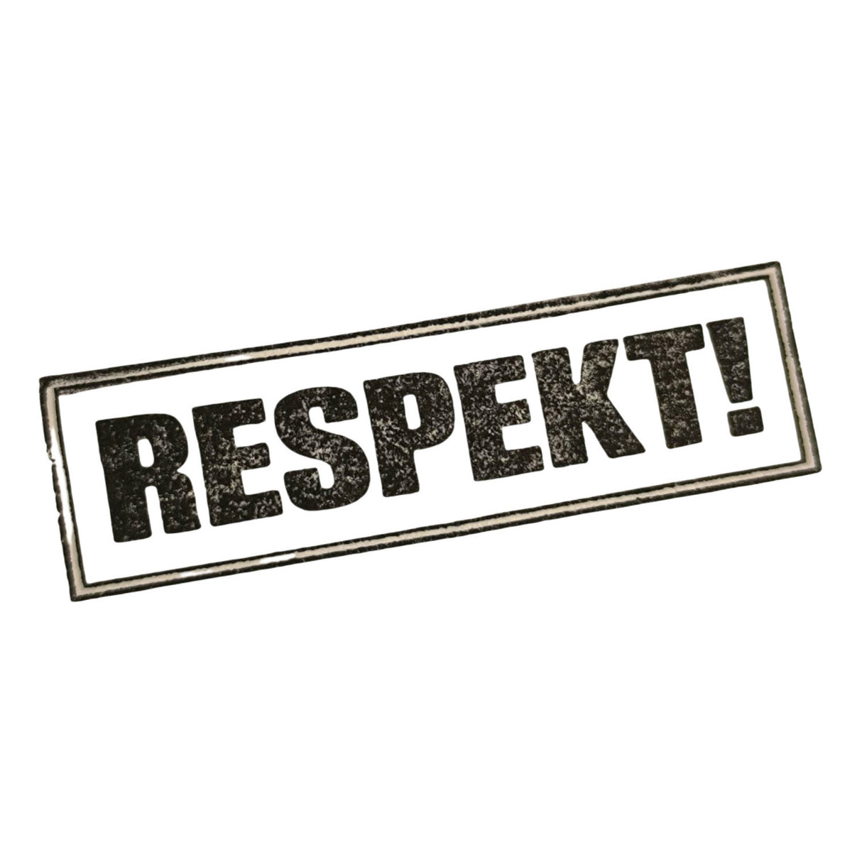 Respekt! Holzstempel