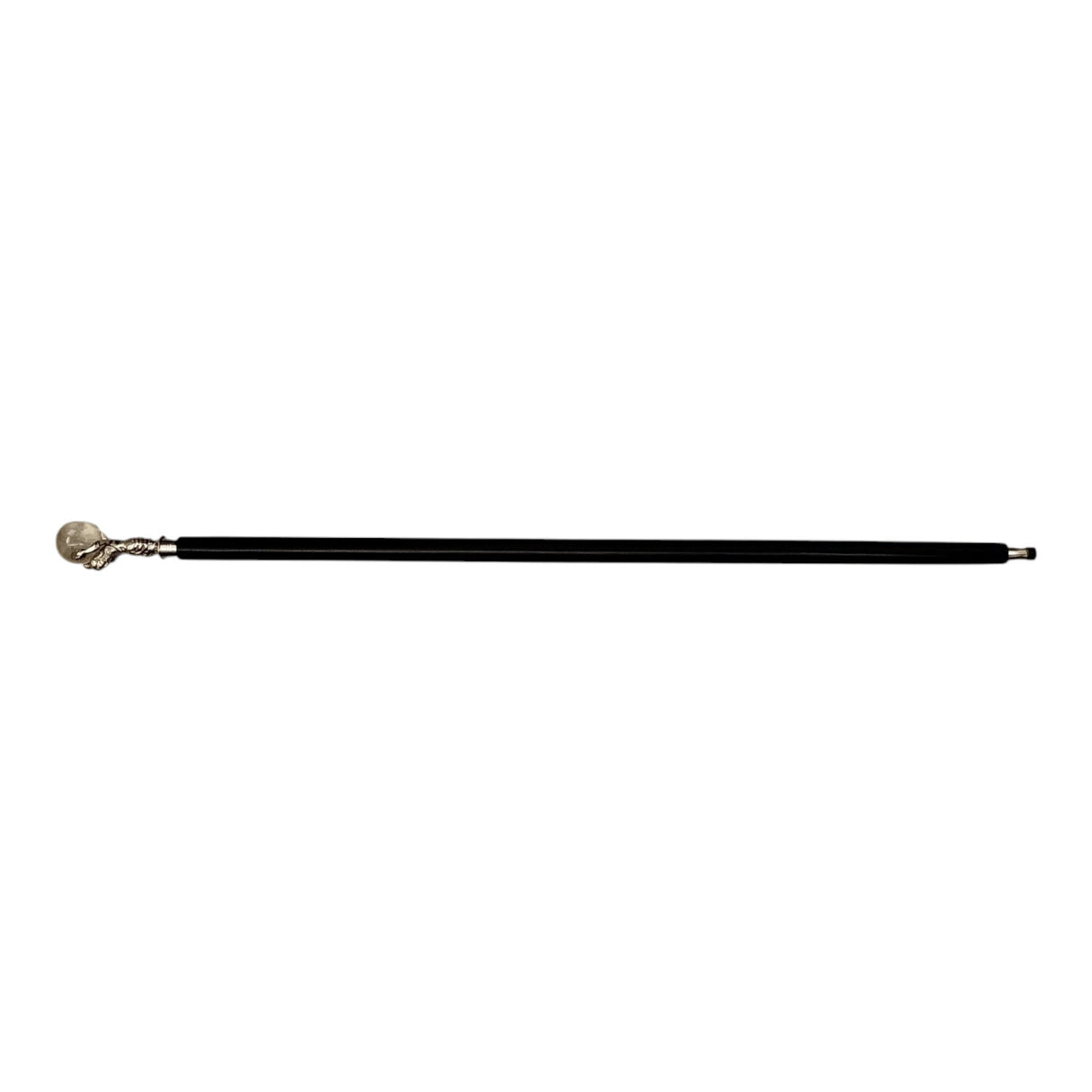 Last der Welt Spazierstock aus Holz mit silbernem Griff aus Metall