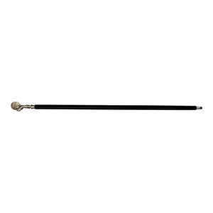 Last der Welt Spazierstock aus Holz mit silbernem Griff aus Metall