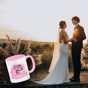 Kaffeebecher mit Spruch: Für immer wir
