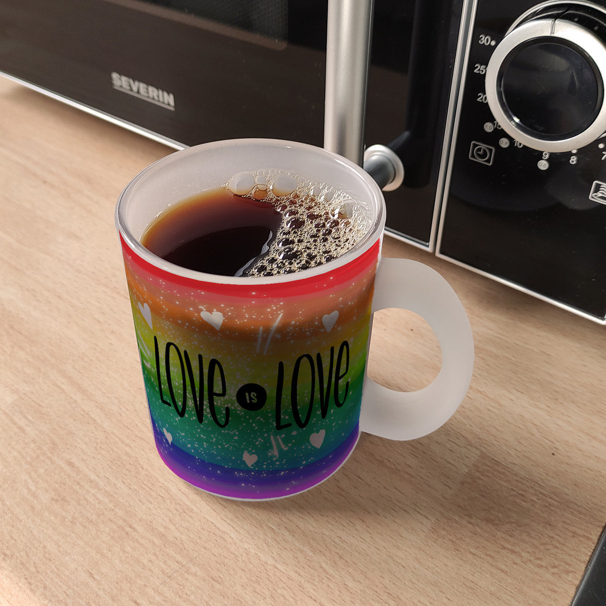 Love is Love Regenbogen Kaffeebecher