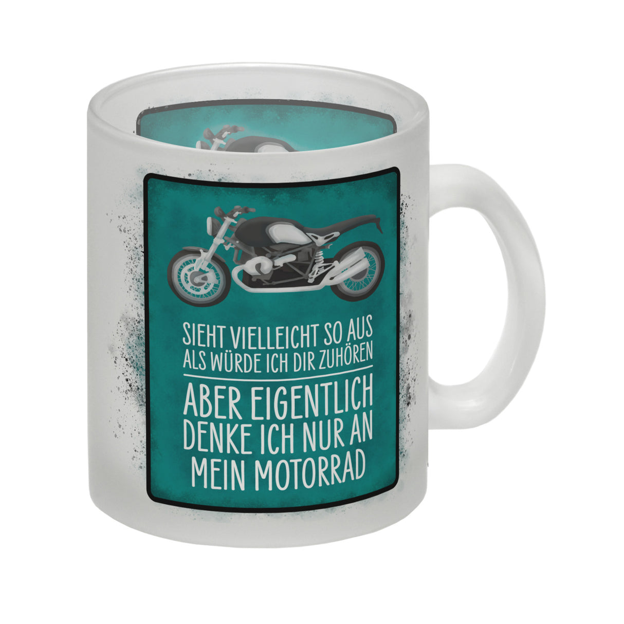 Ich denke nur an mein Motorrad Kaffeebecher