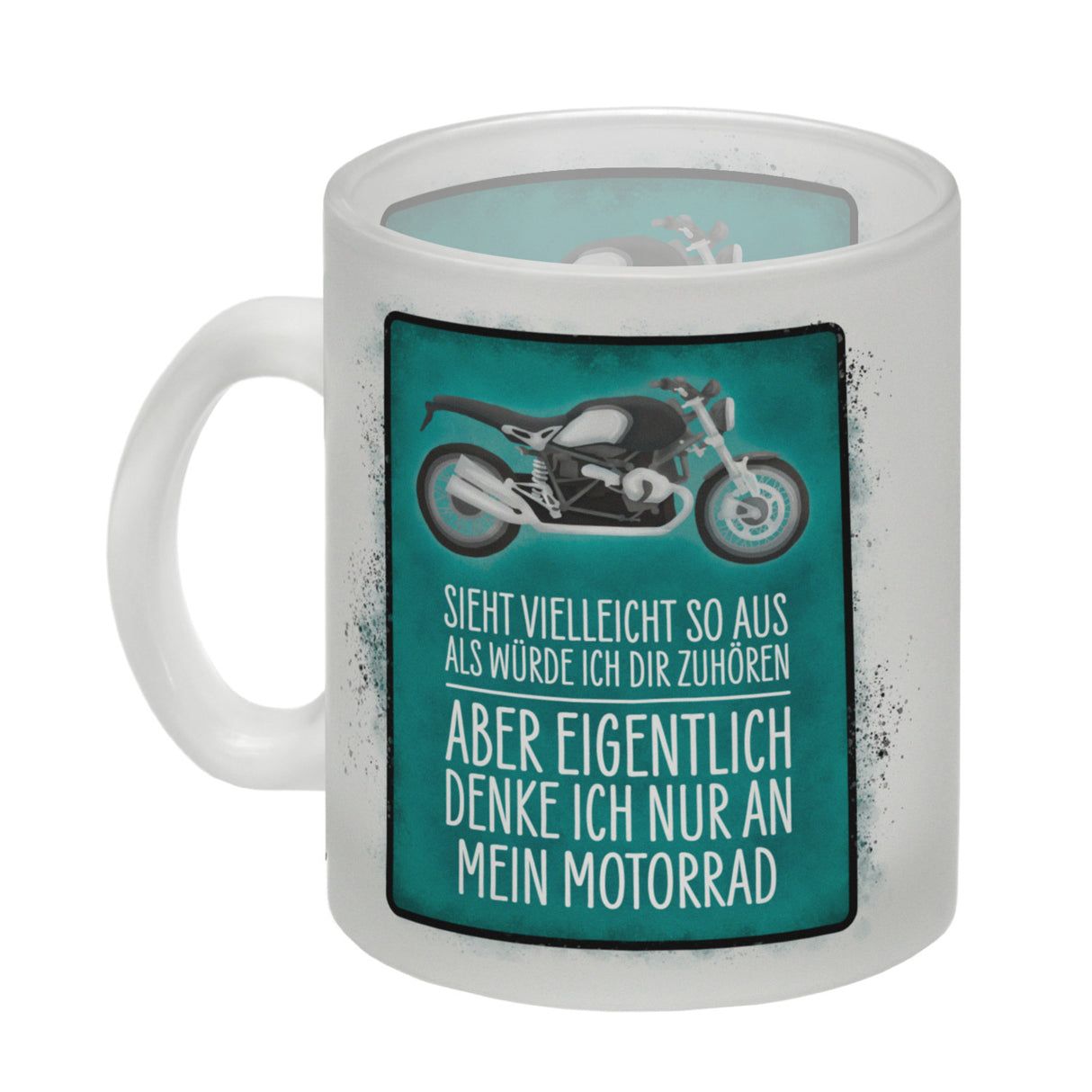 Ich denke nur an mein Motorrad Kaffeebecher