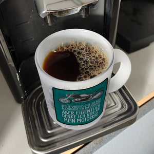 Ich denke nur an mein Motorrad Kaffeebecher