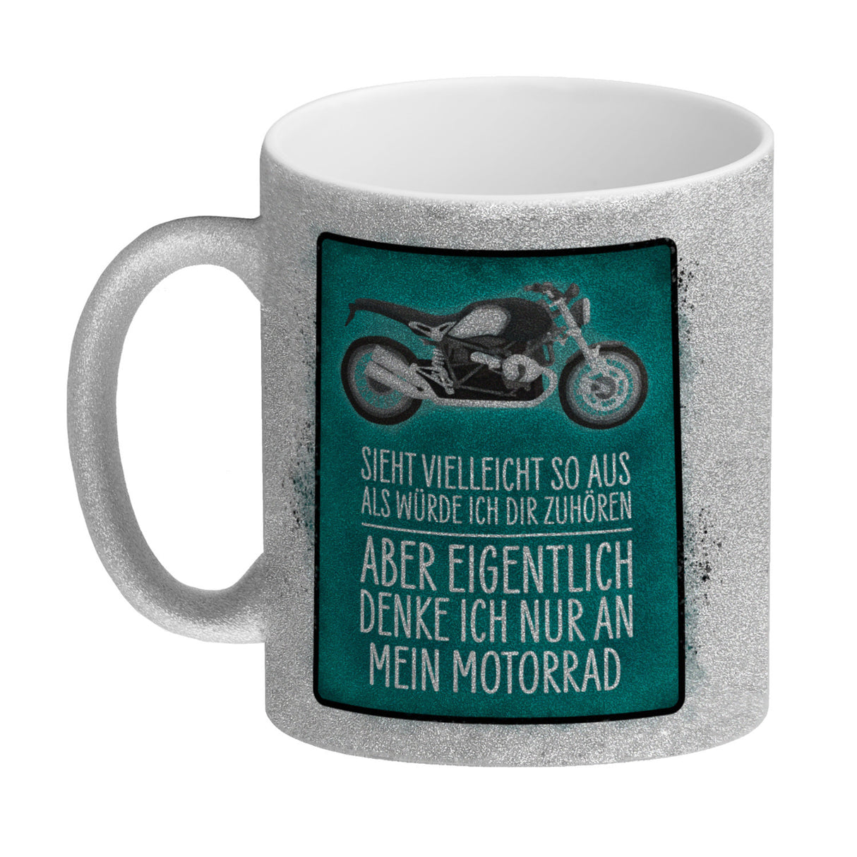 Ich denke nur an mein Motorrad Kaffeebecher