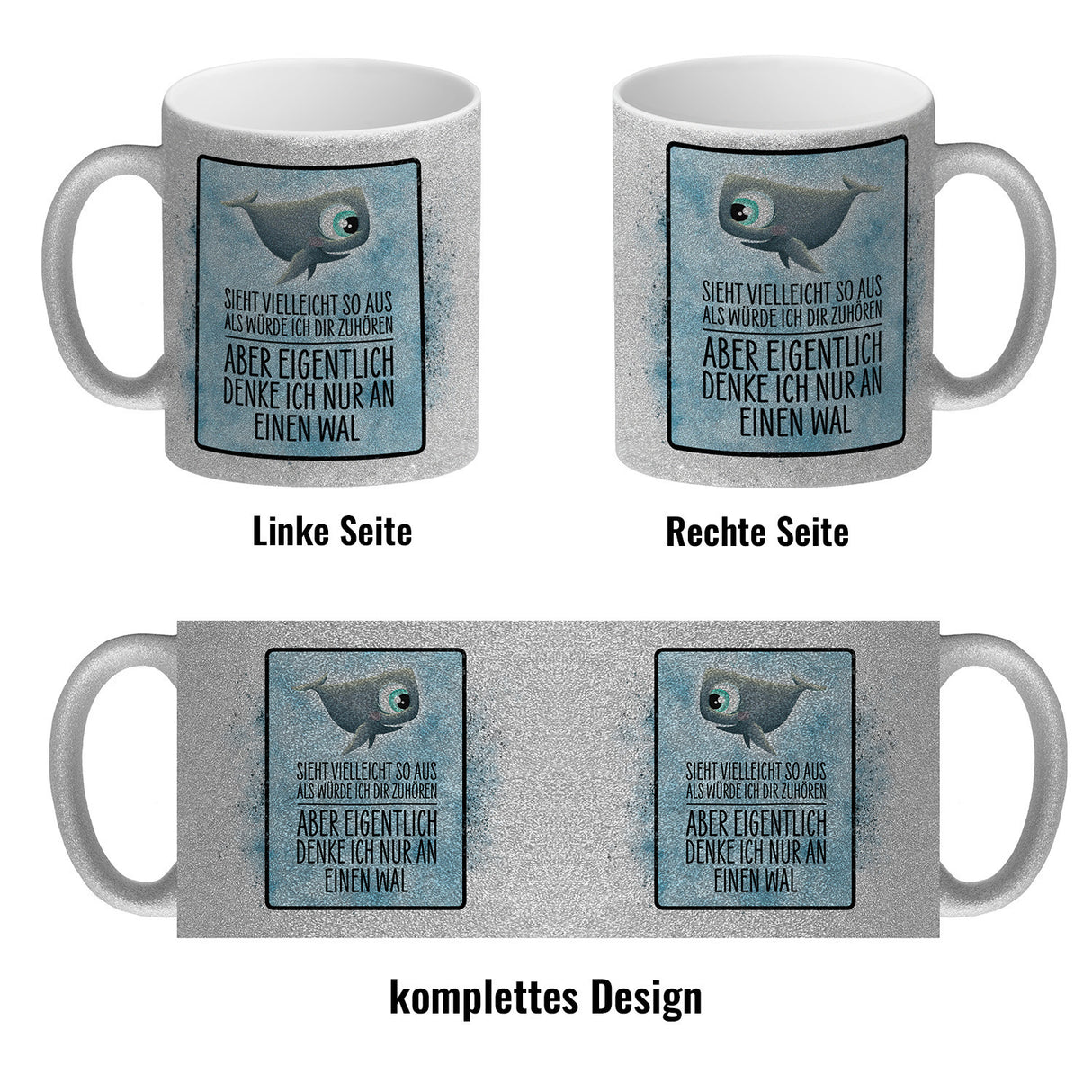 Sieht vielleicht so aus als… Wal Kaffeebecher