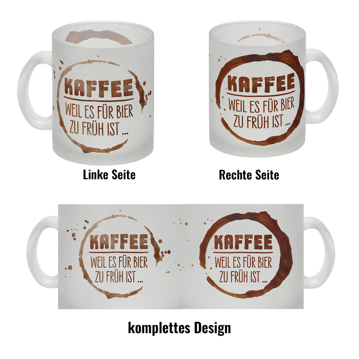 Kaffee - Weil es für Bier zu früh ist Kaffeebecher